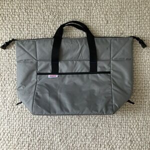 Costco Large Insulated Cooler Bag Tote Zipper Top Clip Sides Expandable